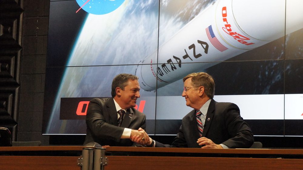 A handshake at the end of a meeting
